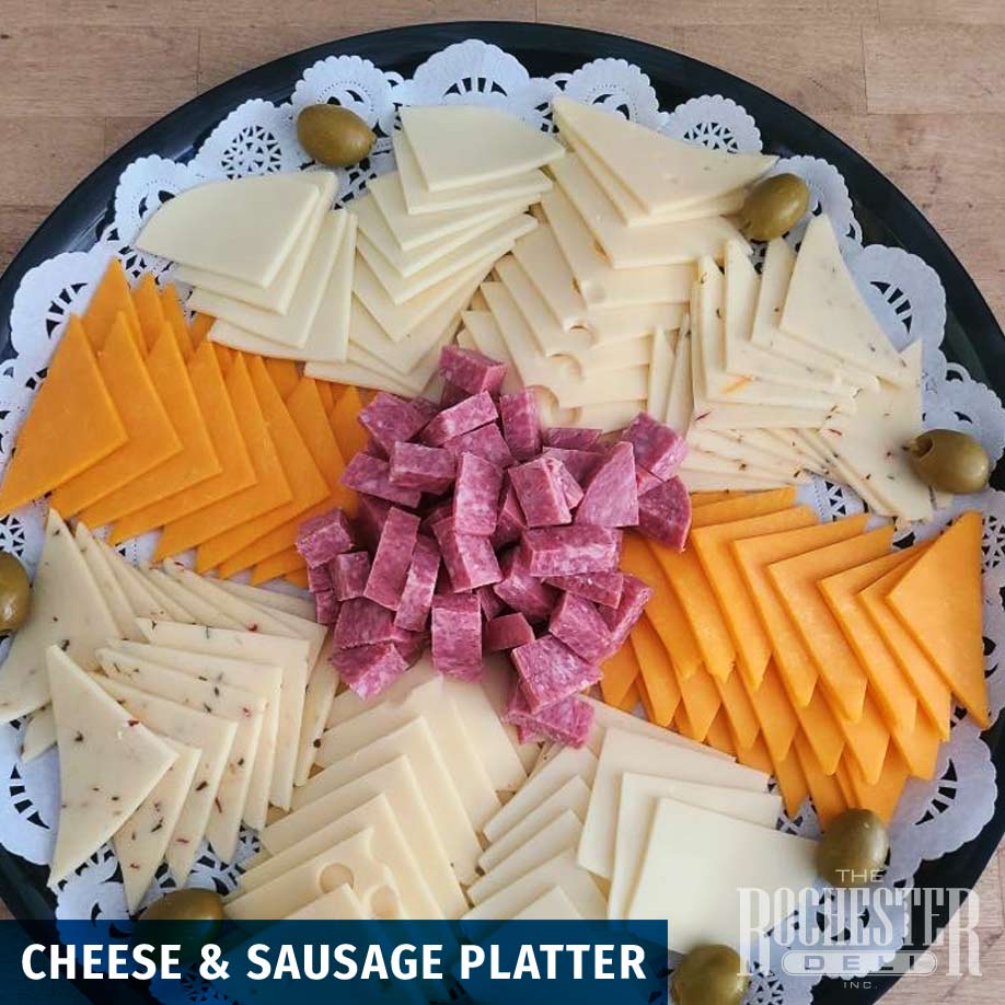 cheese and sausage platter