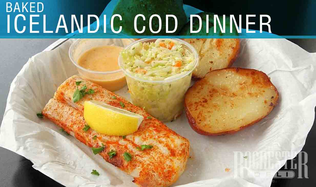 Baked Icelandic Cod Dinner